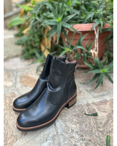 Bottines Casa cuir noir  - MKD