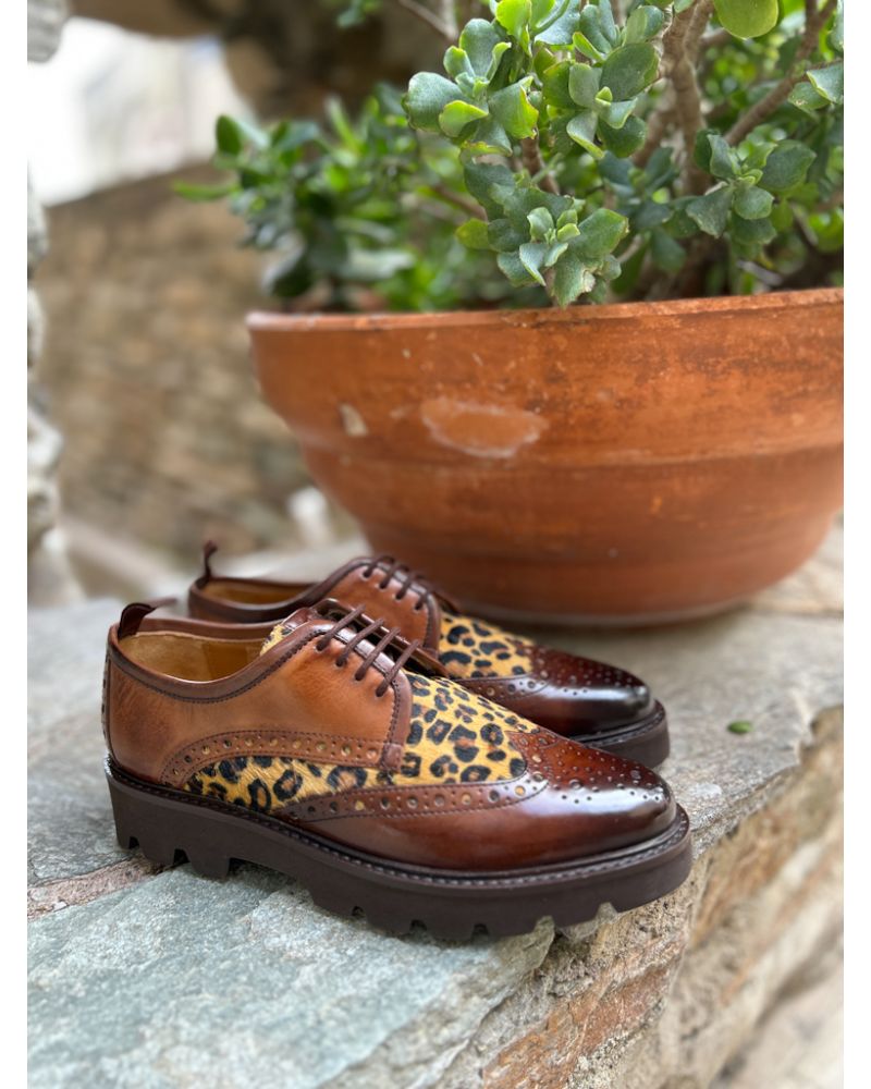 Derbies SELINA cognac et léo - MELVIN & HALMITON