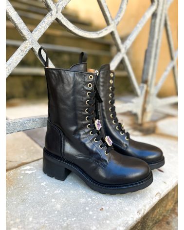 Bottines bijoux Afra noir - GIO+