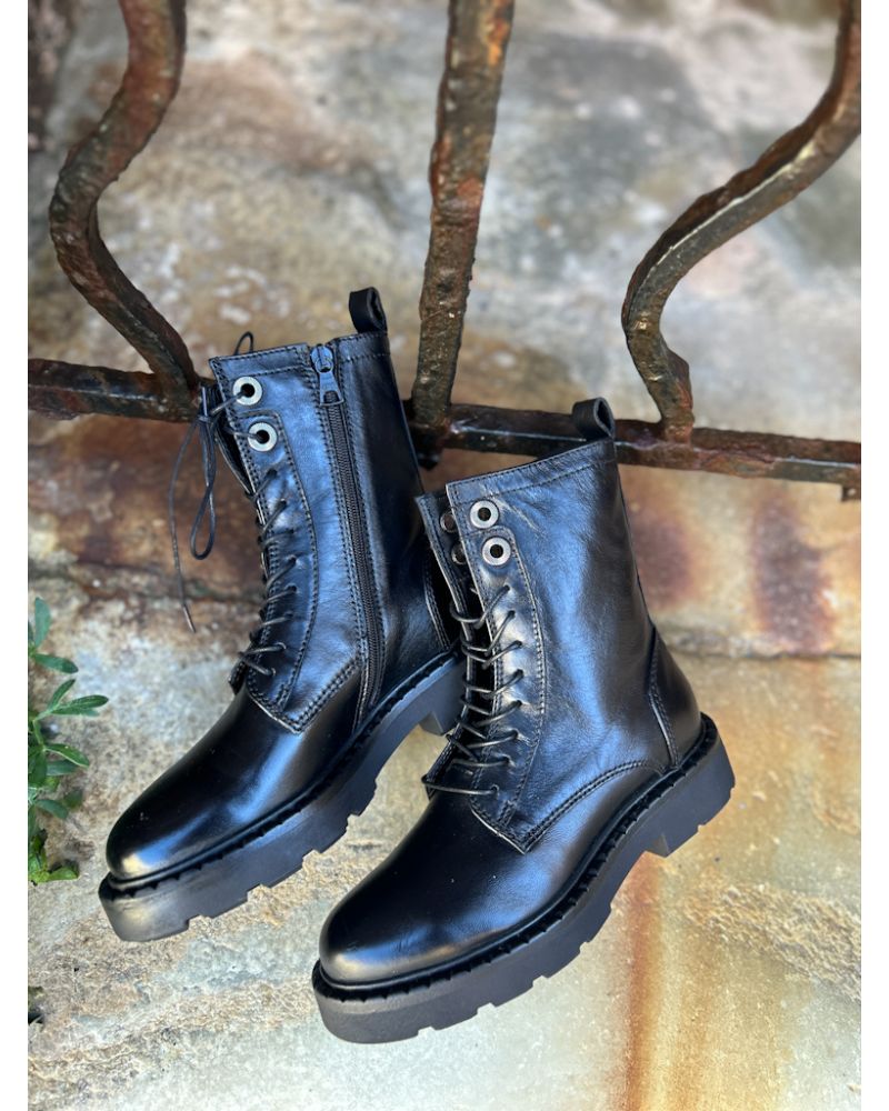 Bottines rangers noir - MJUS