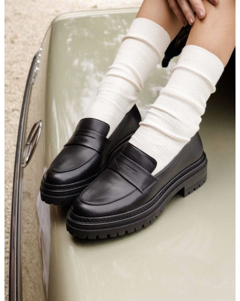 Mocassins AMA noir - BOBBIES