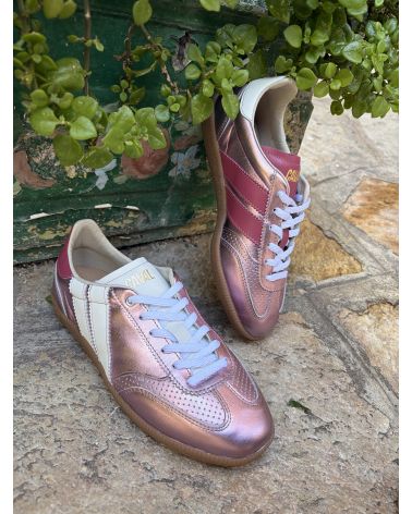 Basket 70 cuir rose métal - CAVAL