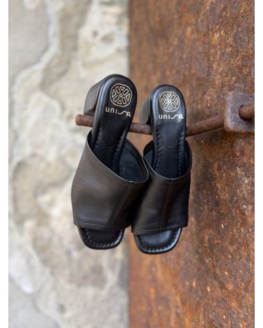 Mules talon KEFIR noir - UNISA