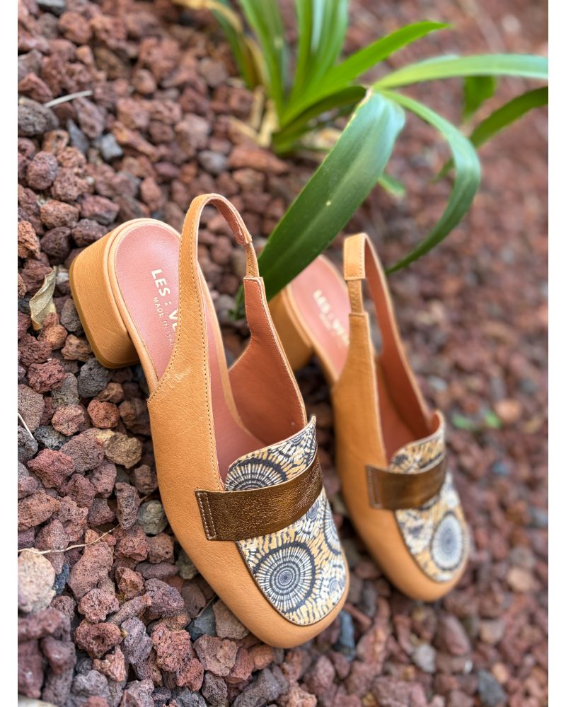 Escarpins retro camel - LES VENUES