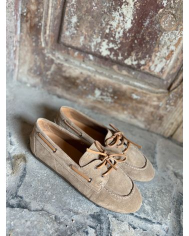 Mocassins nubuck DOVA camel - ALIWELL