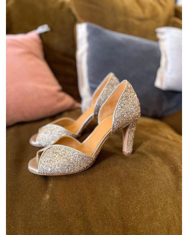 Escarpins open toe paillettes SAMBA - BOBBIES