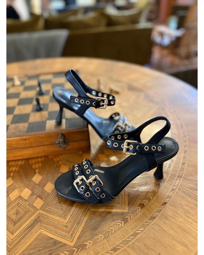 Sandales petit talon rivets BOREAL - LODI