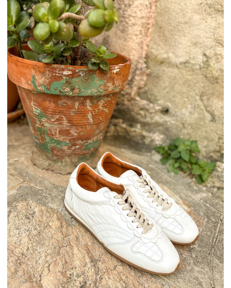 Baskets  JULIETTE blanc  - MAISON TOUFET