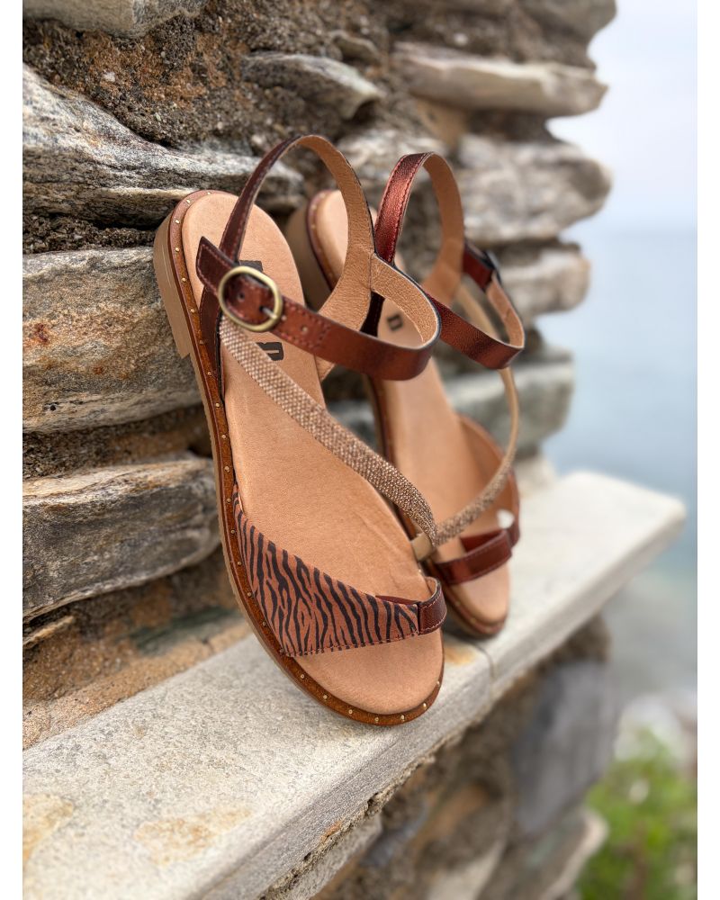 Sandales entre-doigt choco BERENICE - MKD