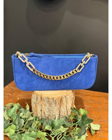Sac ZBOWEN nubuck bleu roy - UNISA