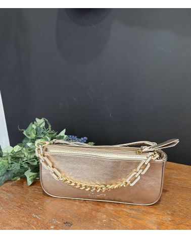 Sac ZBOWEN cuir bronze - UNISA
