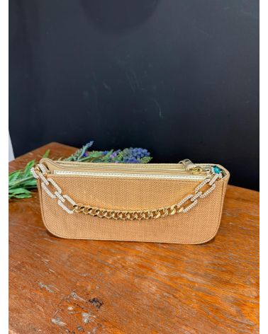 Sac ZBOWEN cuir raphia - UNISA