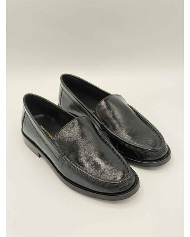 Mocassins noir  CLEMENTINE - MAISON TOUFET