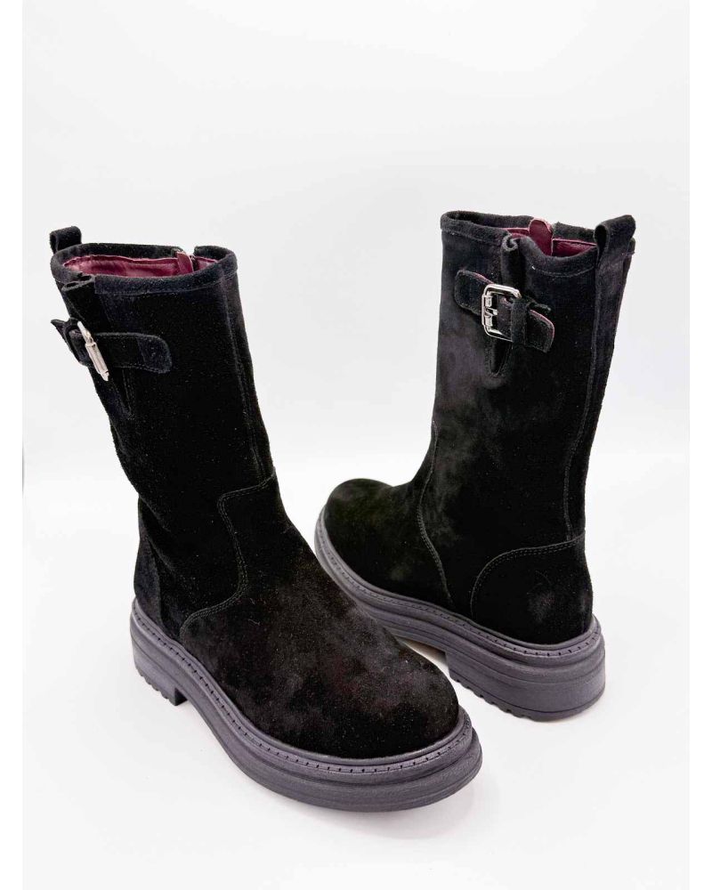 Bottines AIKO semi-hautes noir - ALIWELL