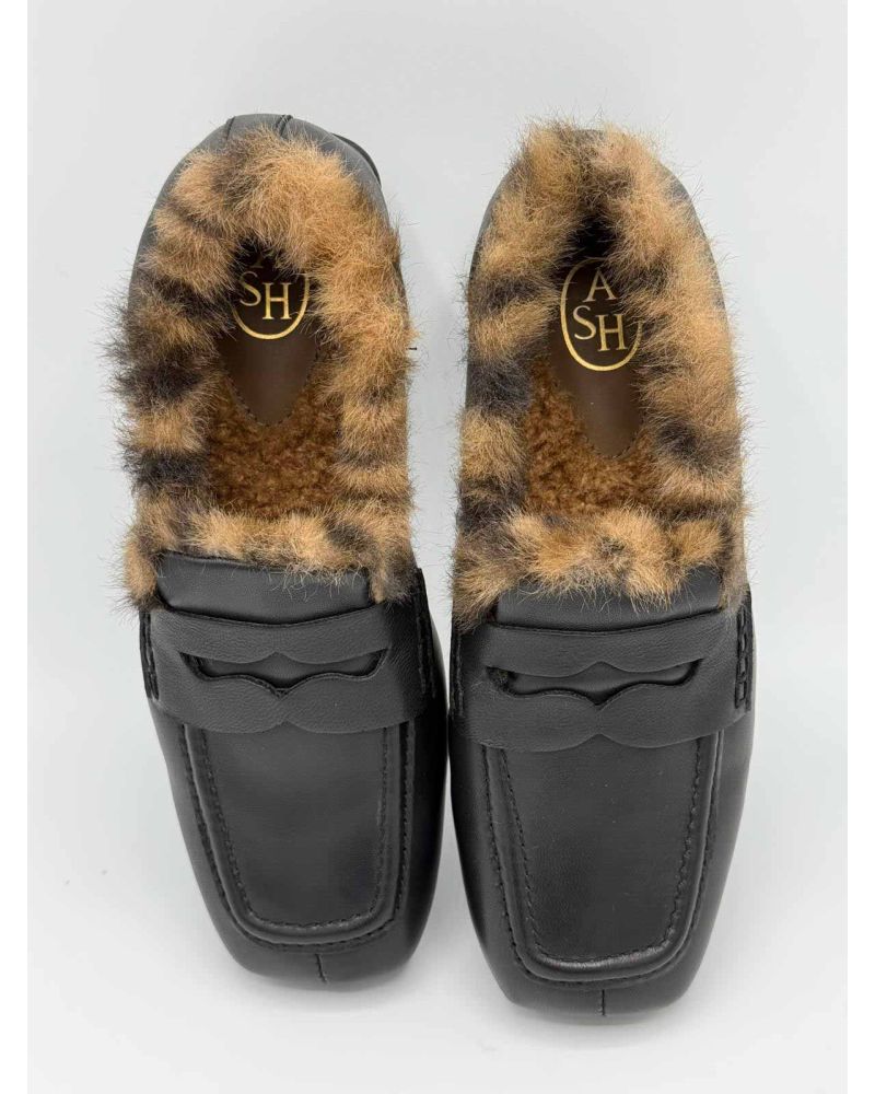 Mocassins fourrés noir  BARKLEYFUR - ASH