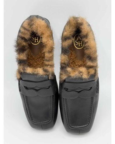 Mocassins fourrés noir  BARKLEYFUR - ASH