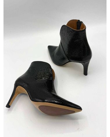 Bottines à talon fin noir - ZOI