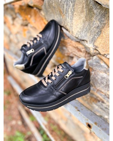 Baskets compensées noires - NeroGiardini