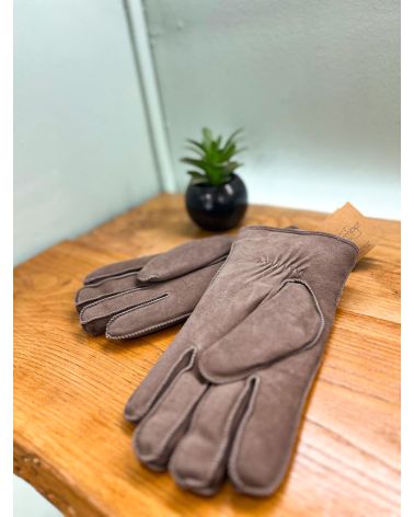 Gants mouton retourné taupe - WARMBAT