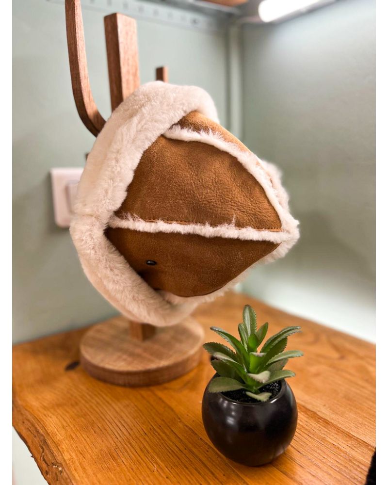 Chapeau mouton retourné camel - WARMBAT