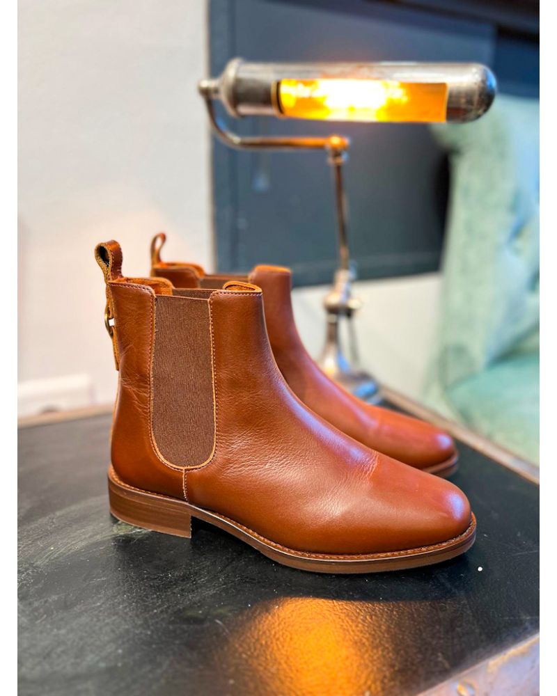 Bottines ROMIE cognac - Maison Toufet