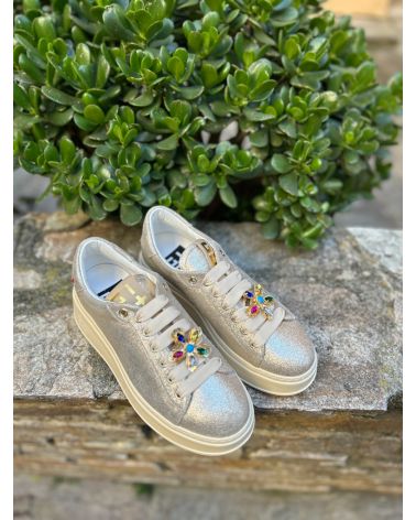 Baskets PIA dorées - GIO+