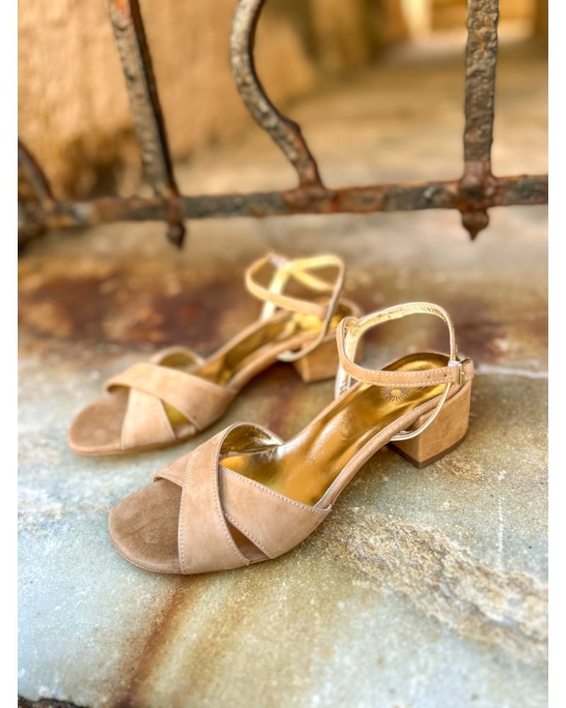 Sandales petit talon Isako - NIMAL